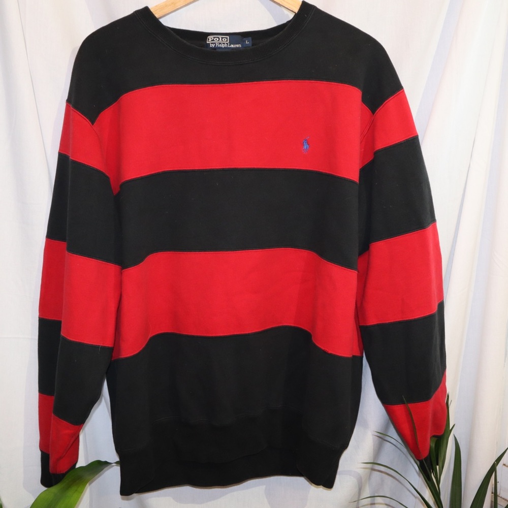 Vintage Striped Ralph Lauren Crew Neck